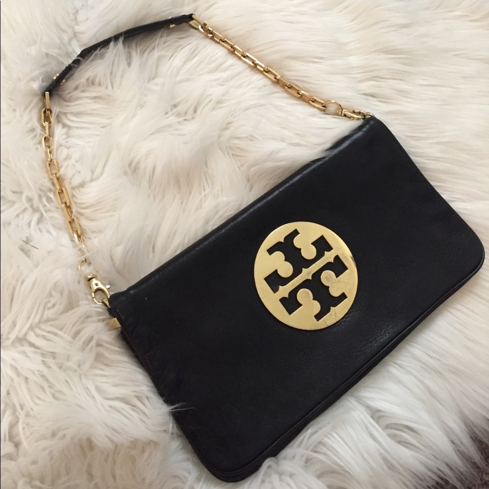 Tory Burch Black Reva Clutch
